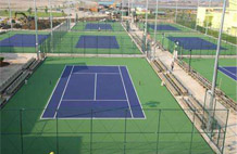 亞強體育施工案例:丙烯酸網(wǎng)籃球場,